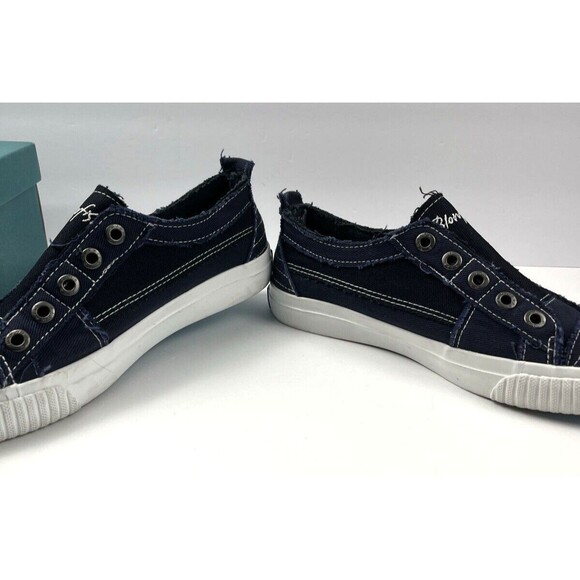 Pure Navy Hipster Smoked Twill Mesh Sneakers Size 8 - Picture 7 of 14